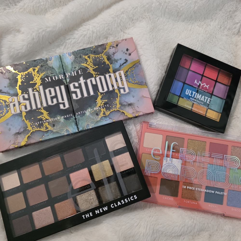 Morphe Ashley Strong Eyeshadow Palette - Vibrant Multicolor